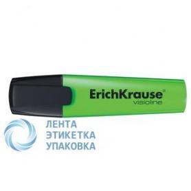 Маркер выделитель Erich Krause Visioline V-12 клин/жало зеленый 0,6-5,2мм