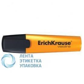 Маркер выделитель Erich Krause Visioline V-12 клин/жало оранжевый 0,6-5,2мм