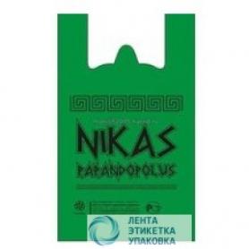 Пакет-майка «Nikas» 30х55-25мкм зеленый