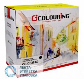 Картридж Colouring CG-CF281X (№81X) для принтеров HP LaserJet