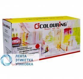 Картридж Colouring CG-Q6003A/707 (№124A) для принтеров HP Color LaserJet