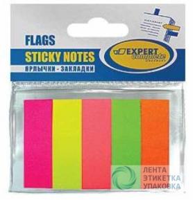 Закладки Expert 45*12 5 цветов 25л