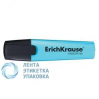 Маркер выделитель Erich Krause Visioline V-12 клин/жало голубой 0,6-5,2мм