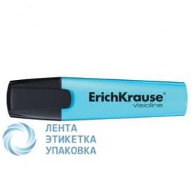 Маркер выделитель Erich Krause Visioline V-12 клин/жало голубой 0,6-5,2мм