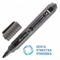 Маркер для доски Attomex 3мм черный круг/жало