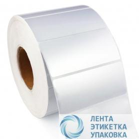 Этикетка полипропиленовая 100*25, 1500 этикеток, белая, втулка 40мм
